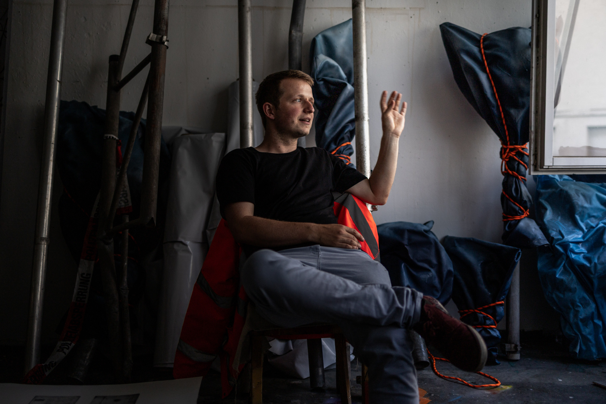 Janosch Müller – Studiobesuch und Führung, Aufnahme 1